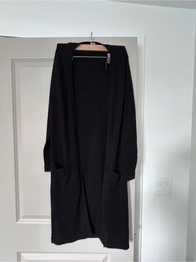 Brave Soul Black Knit Cardigan with Patch Pocket Detail